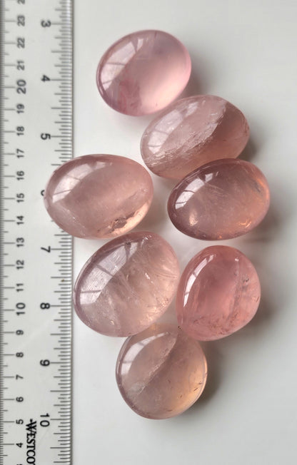 Rose quartz palm